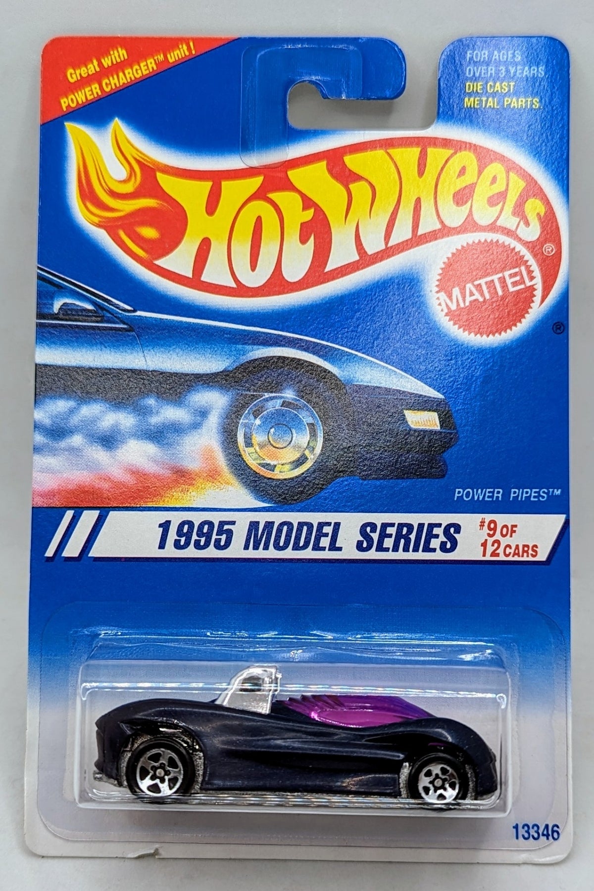 1995 Hot Wheels Model Series #349 Power Pipes Car #9 Of 12