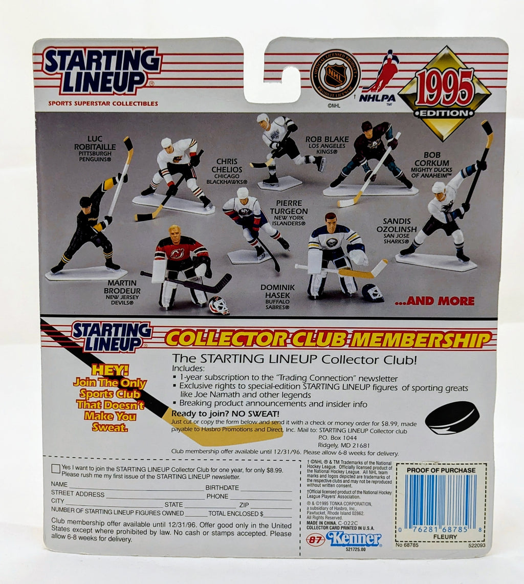 1995 Starting Lineup Theoren Fluery Calgary Flames Hockey Figure image 2