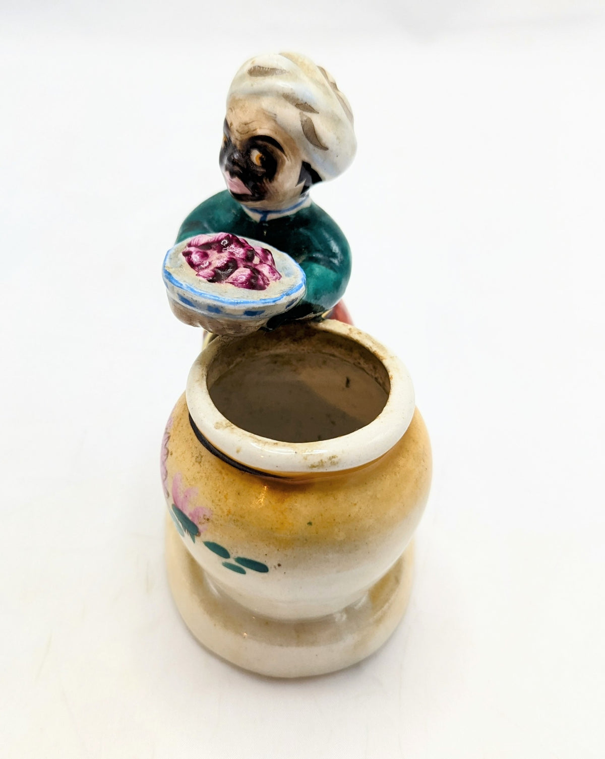 Vintage Hindu Boy Carrying Fruit Figurine Made In Occupied Japan image 4