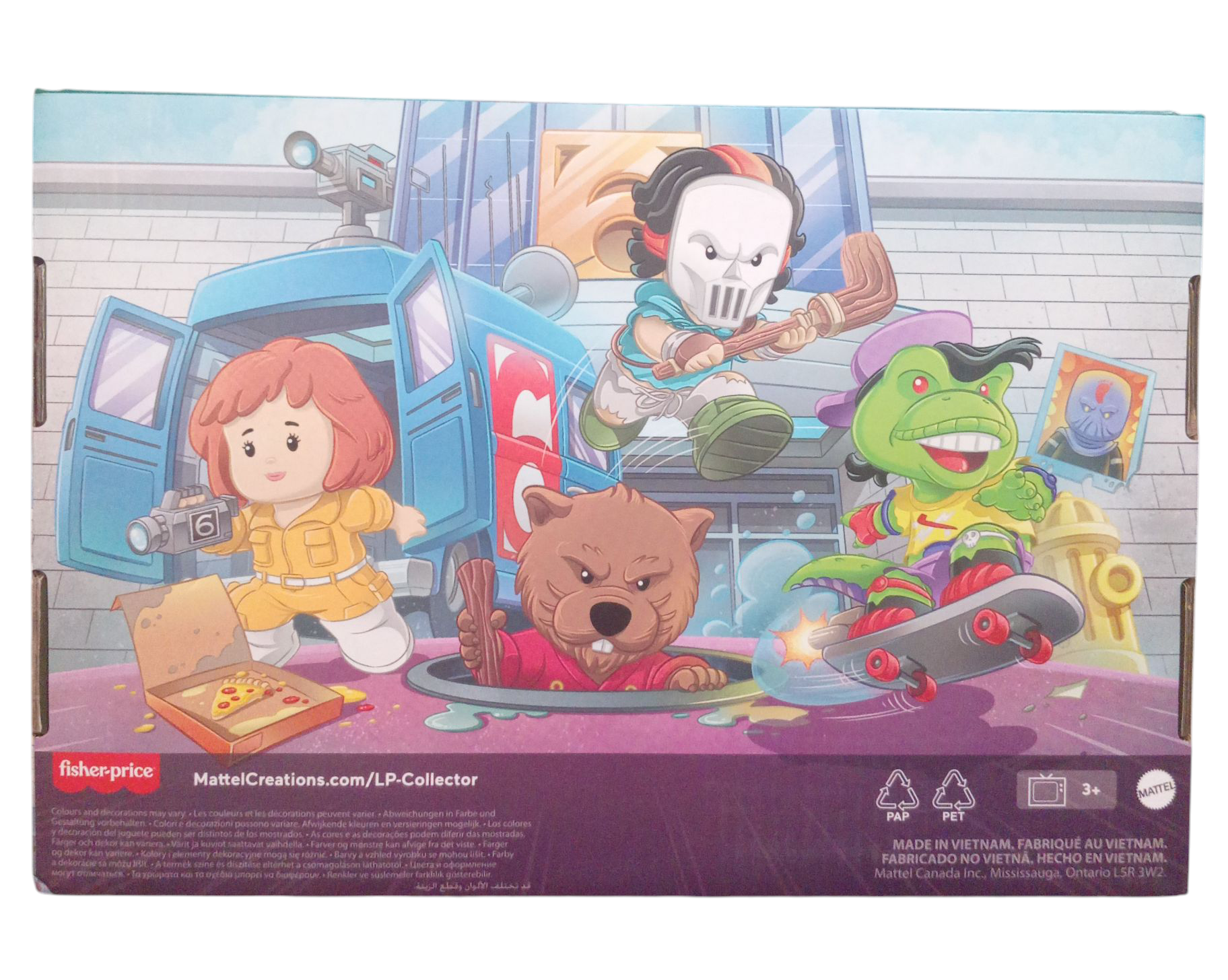 Little People Teenage Mutant Ninja Turtles Collecotor Allies Special Edition Set image 2