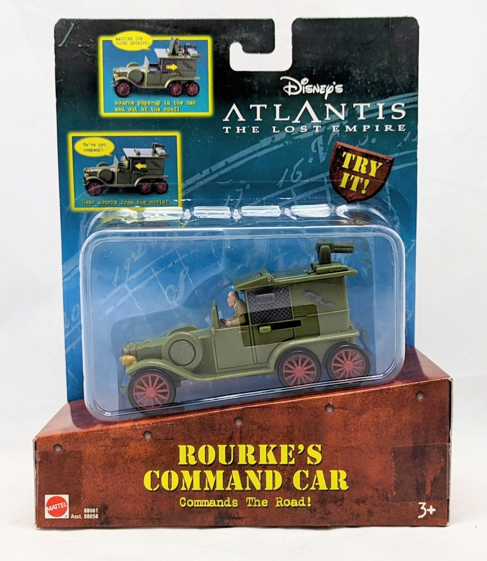 2000 Disney Atlantis Rourke's Command Car Commands The Road