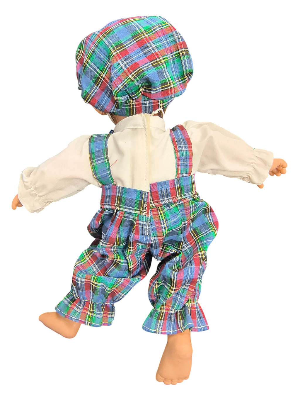 Vintage GIGO My Pals Doll 11" Boy w/ Plaid Outfit Expressive Face image 2