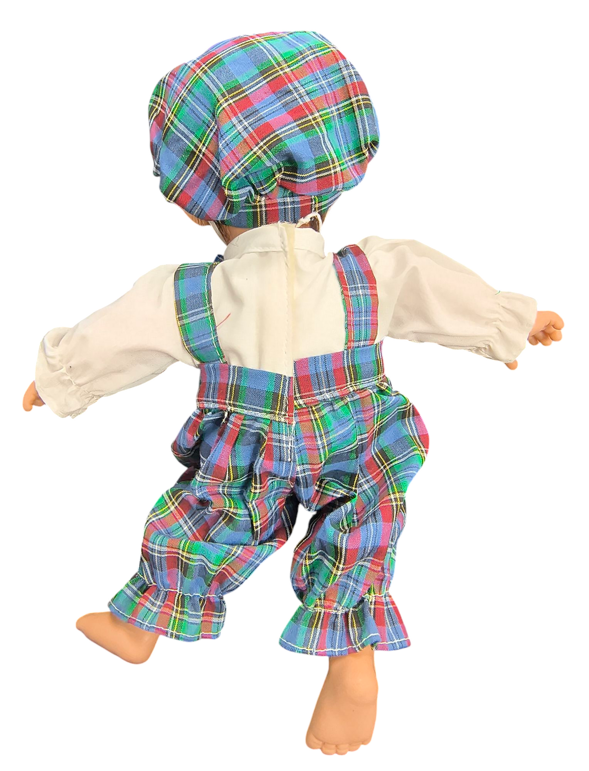Vintage GIGO My Pals Doll 11" Boy w/ Plaid Outfit Expressive Face image 2