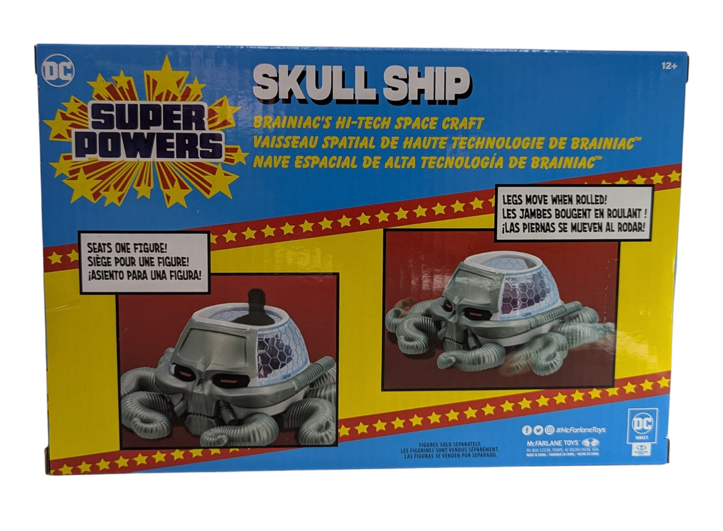2024 McFarlane DC Comics Super Powers Skull Ship Brainiac Hi-Tech Space Craft image 2
