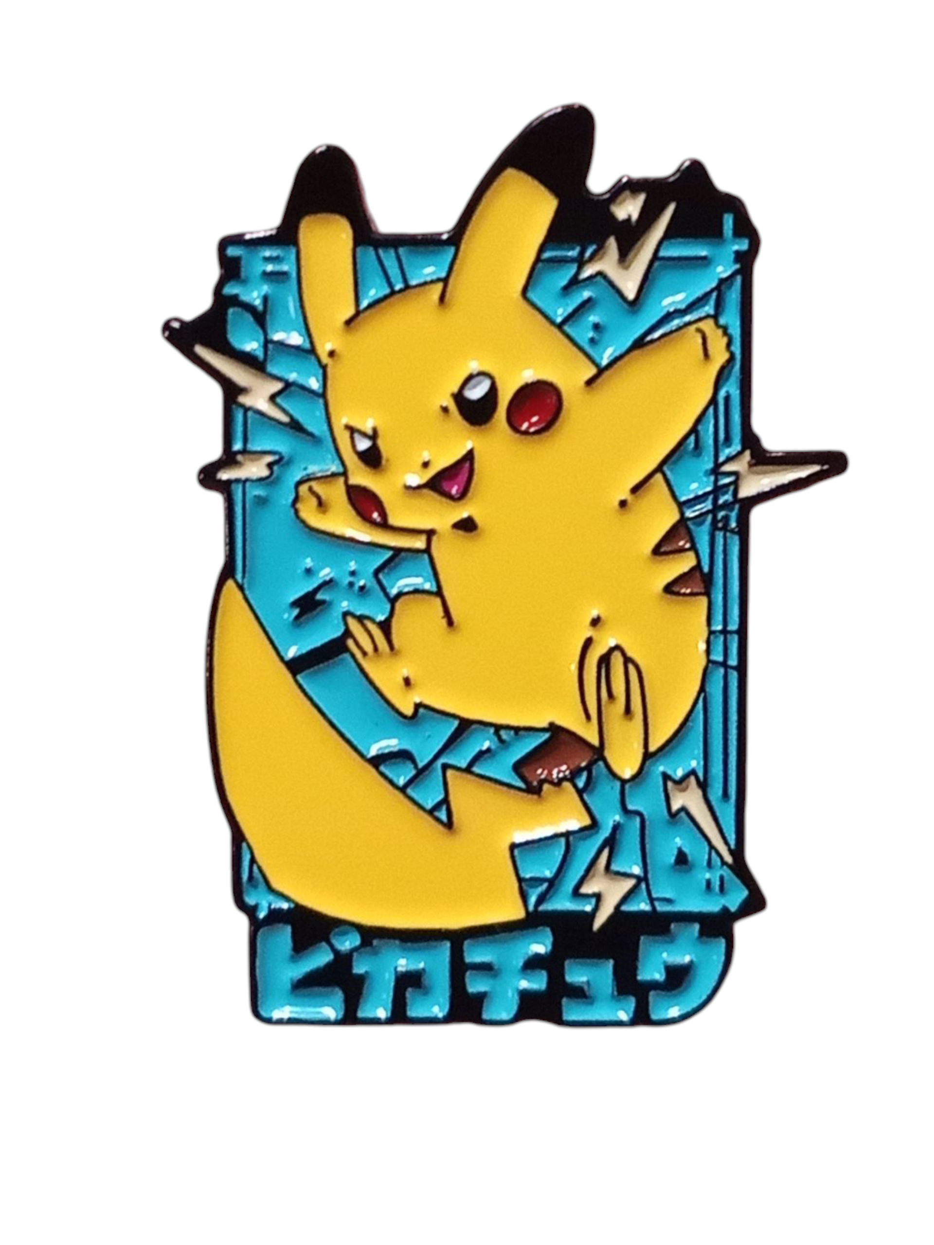Nintendo Pokemon Japanese Electrified Pikachu Character Enamel Pin