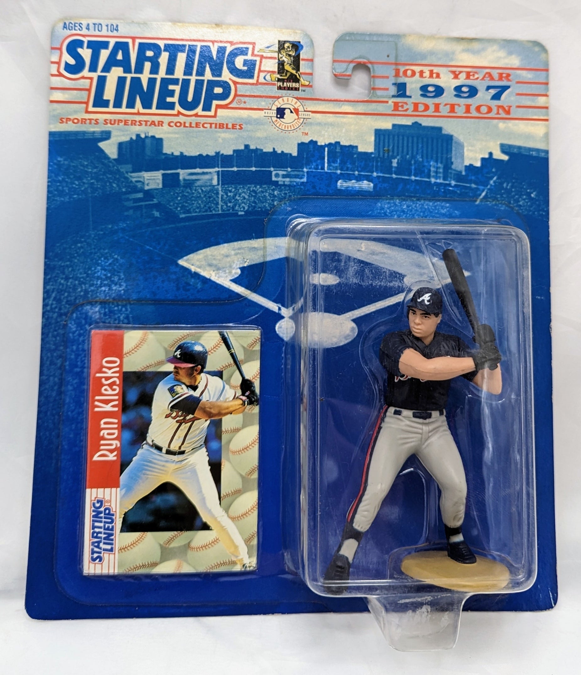 1997 Kenner Starting Lineup Ryan Klesko Atlanta Braves Figure
