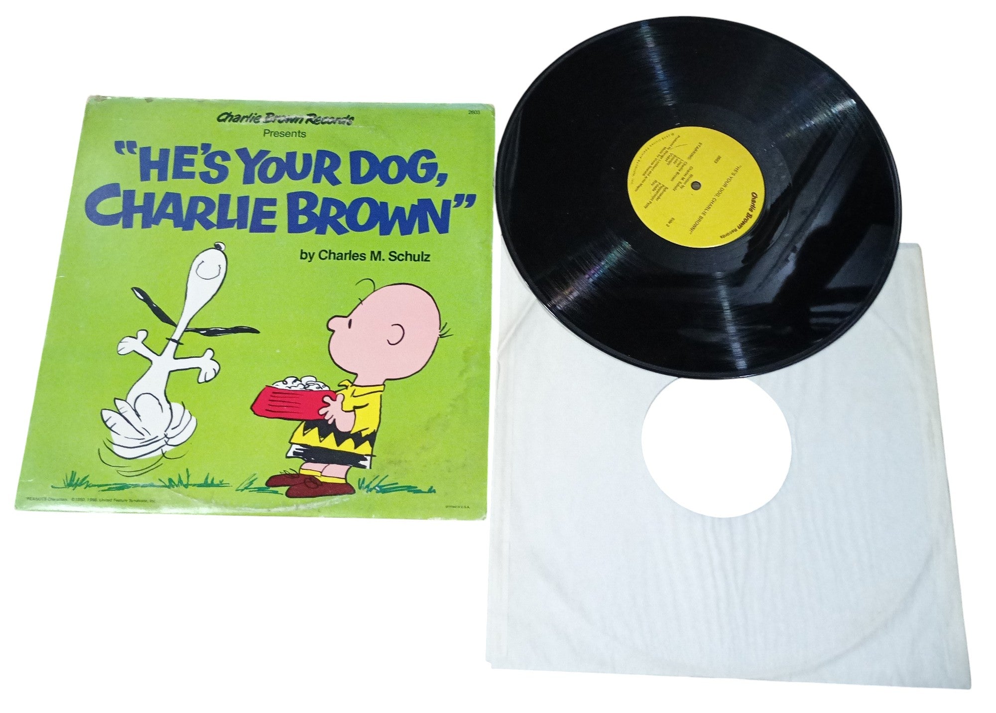 1978 Charlie Brown Records He's Your Dog, Charlie Brown 2603 Vinyl LP