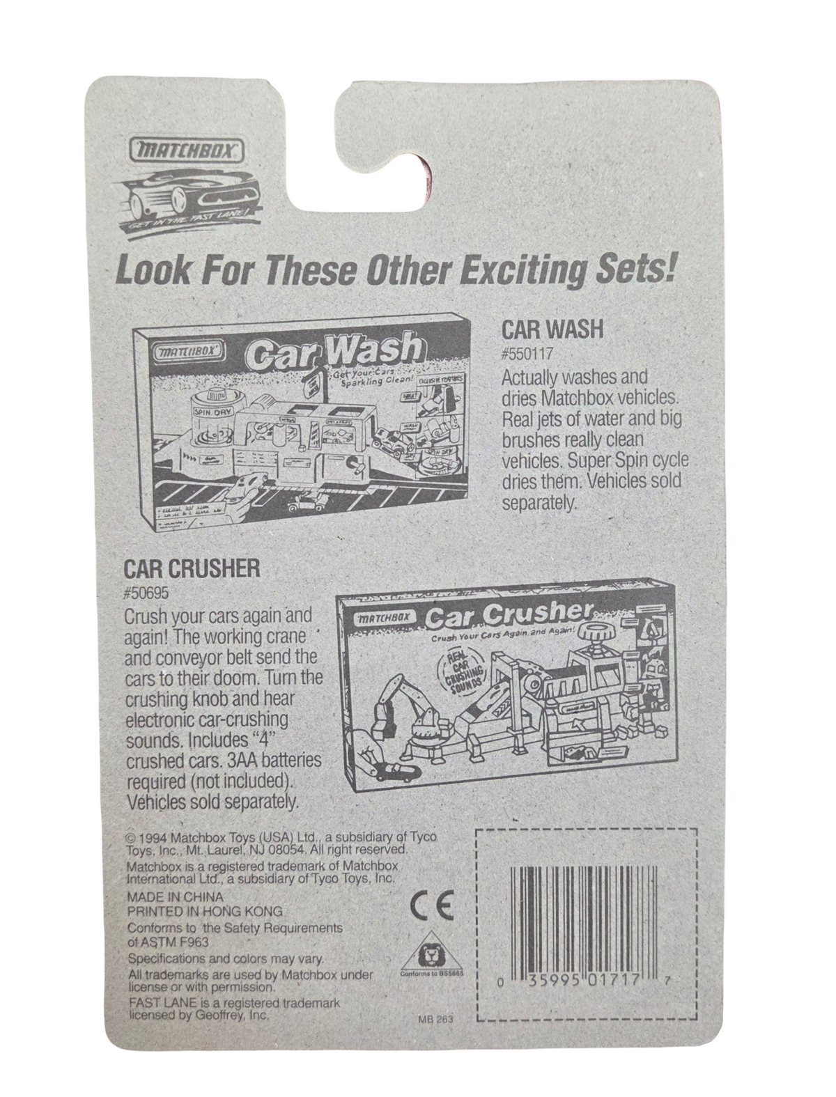 1995 Matchbox Super Fast New Color Corvette Grand Sport #2 The Widow image 2