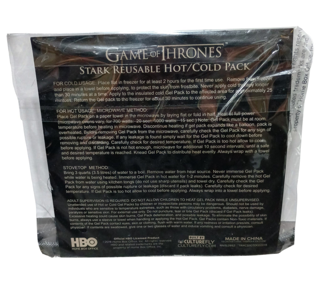 Culturefly HBO Game of Thrones House Stark Hot/Cold Pack Sigil Direwolf image 2