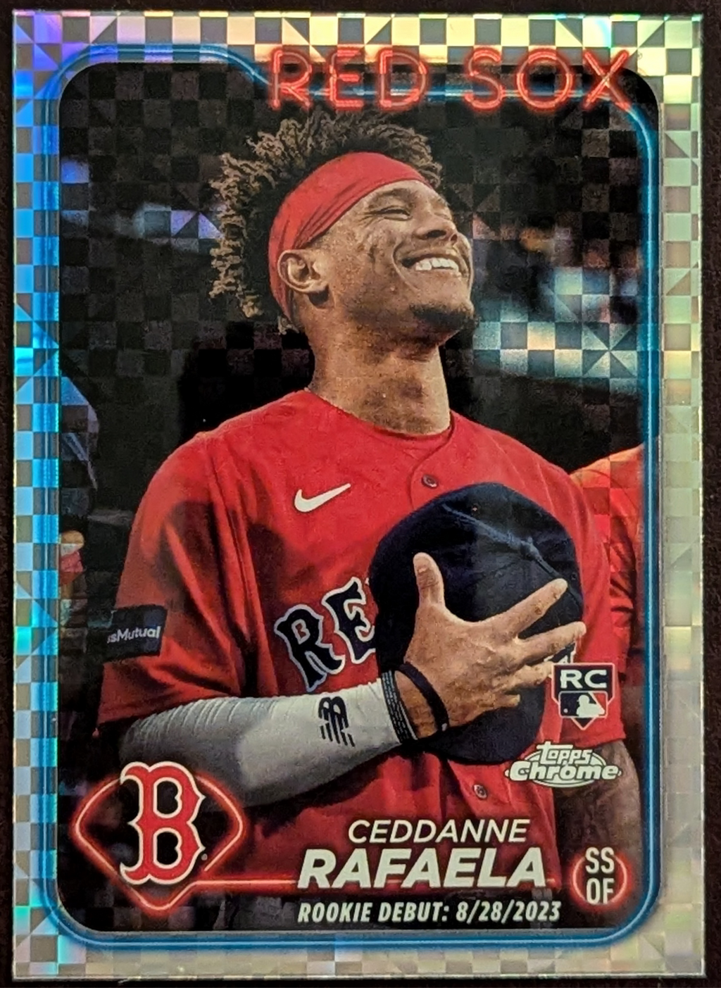 2024 Topps Chrome Update Ceddanne Rafaela Rookie Debut X-Fractor #USC44 Red Sox