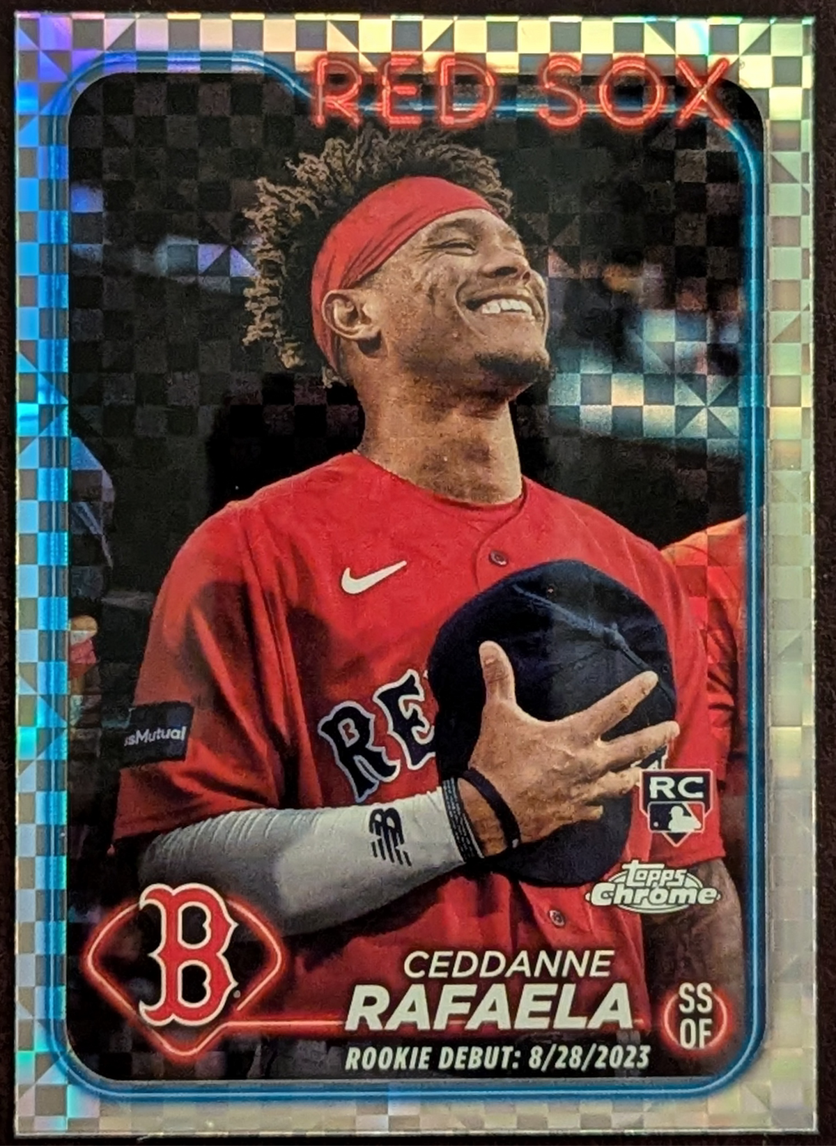 2024 Topps Chrome Update Ceddanne Rafaela Rookie Debut X-Fractor #USC44 Red Sox