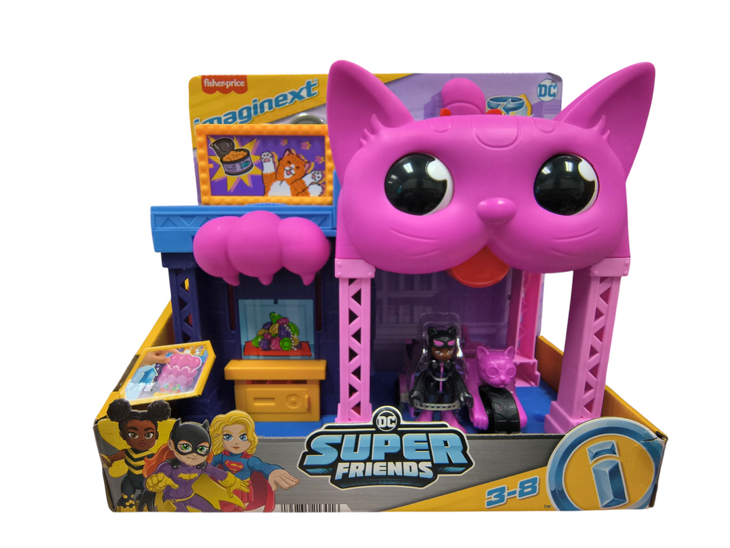 Imaginext DC Super Friends Catwoman Playhouse Playset with Figures & Accessories