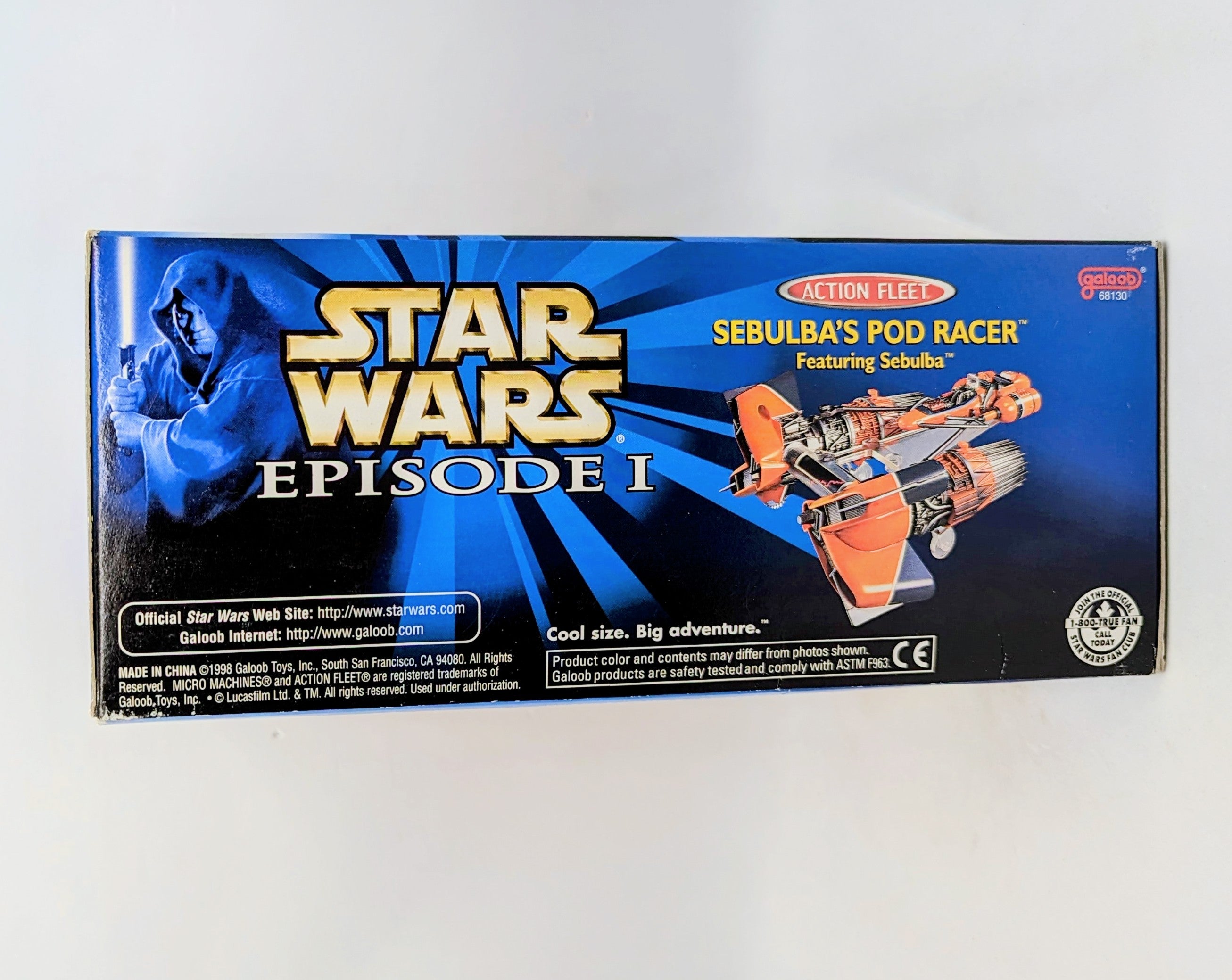 1998 Galoob Micro Machines Star Wars Episode 1 Action Fleet Sebulba's Pod Racer image 5