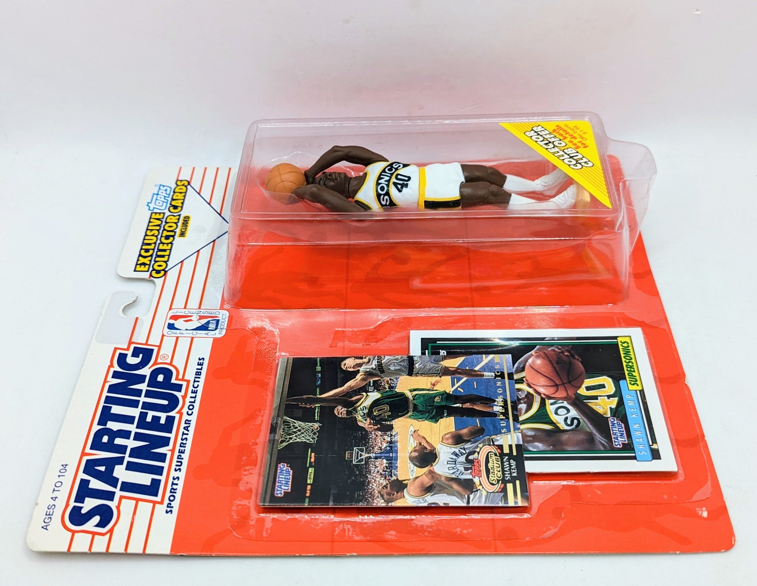 1993 Kenner Starting Lineup Alonzo Mourning Charlotte Hornets Rookie Figure image 3