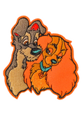 Disney Lady And The Tramp Character Embroidered Iron On 3.5" Patch