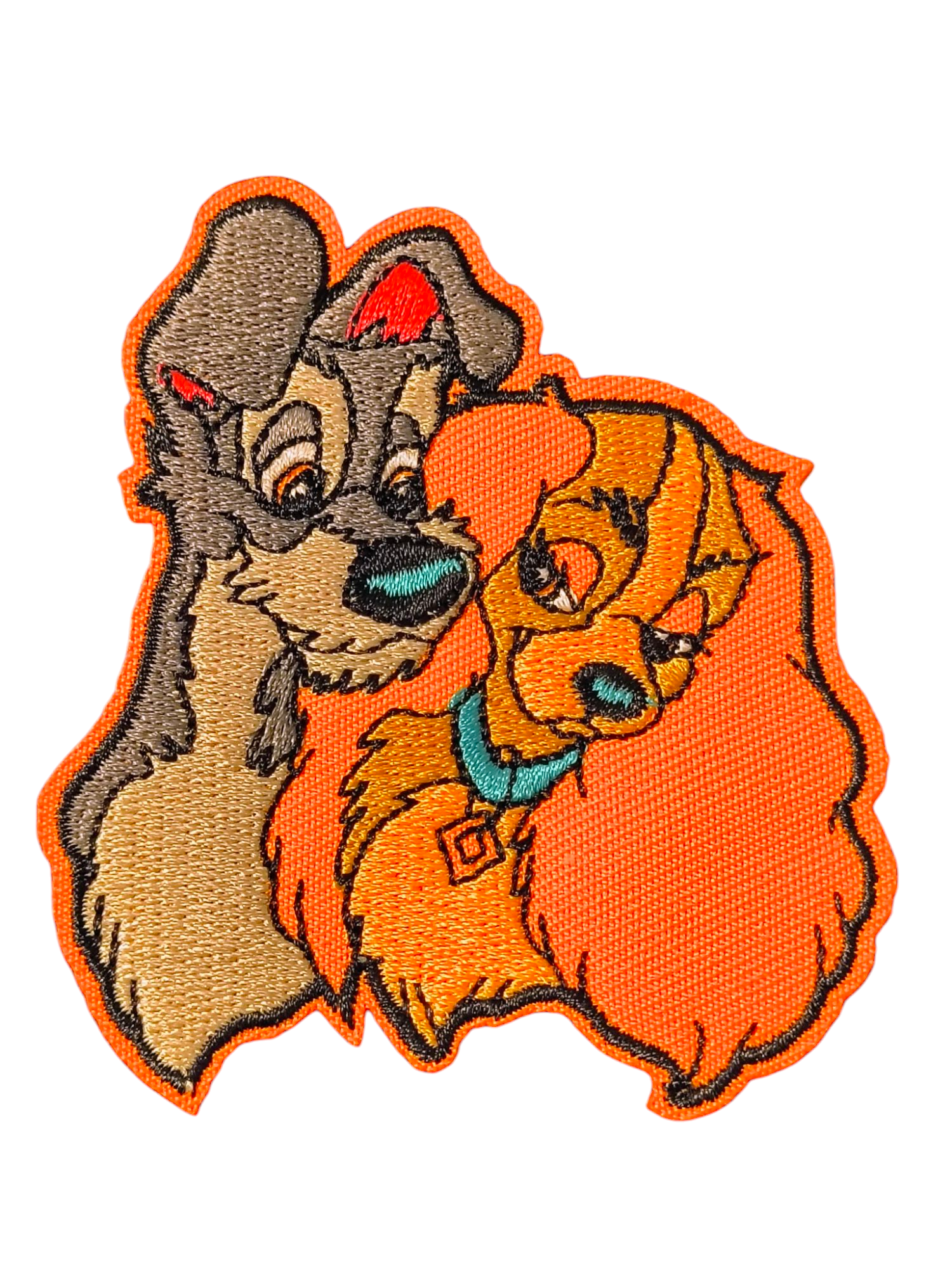 Disney Lady And The Tramp Character Embroidered Iron On 3.5" Patch