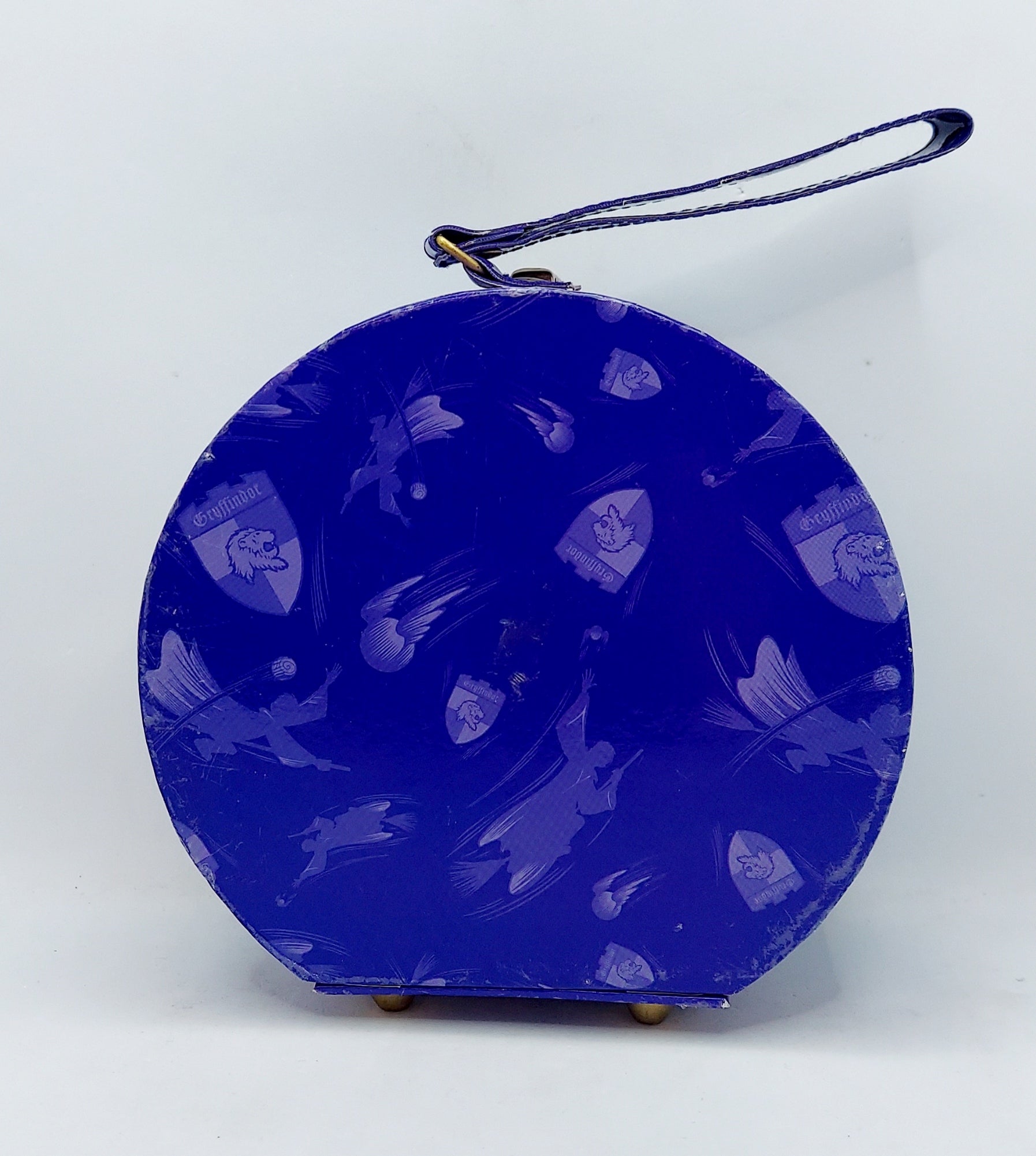 2001 Tri Coastal Designs Small Harry Potter Round Storage Box w/ Wrist Strap image 3