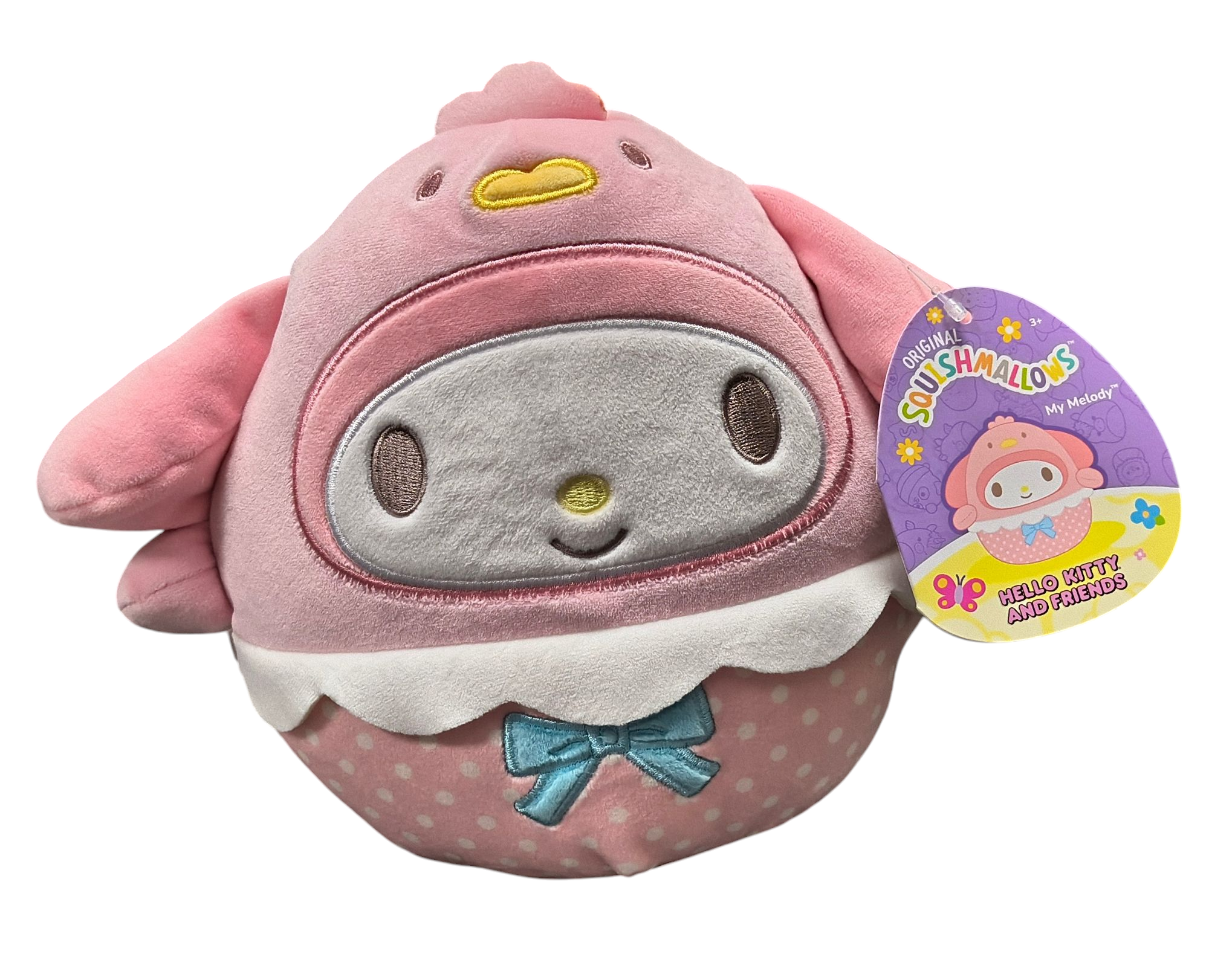 2025 Sanrio Hello Kitty & Friends x Squishmallow Easter My Melody As Chick 8"