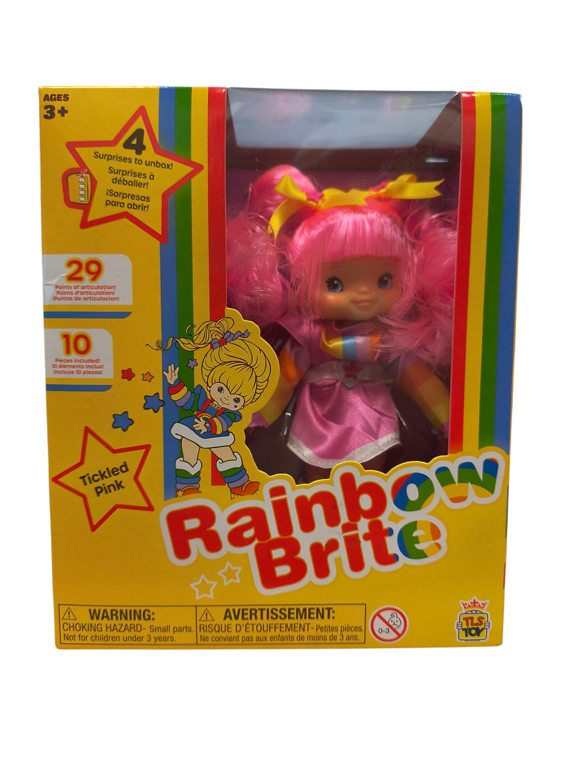 The Loyal Subjects Retro Rainbow Brite Tickled Pink 5.5” 40th Anniversary Doll
