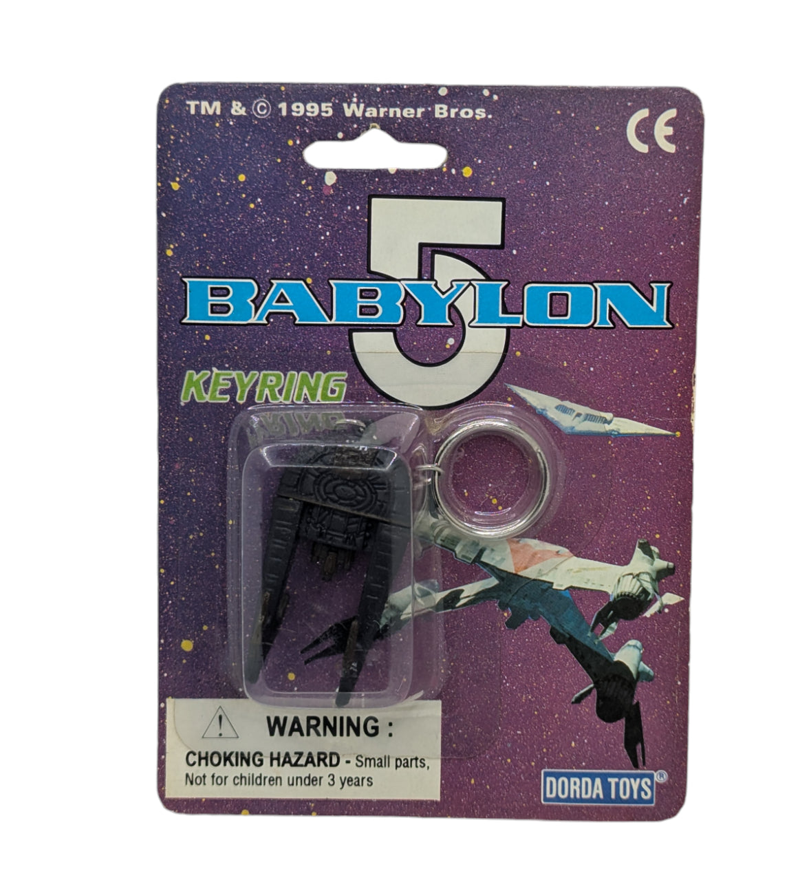 1995 Dorda Toys Babylon 5 Centauri Transport Keyring Keychain Model 21283