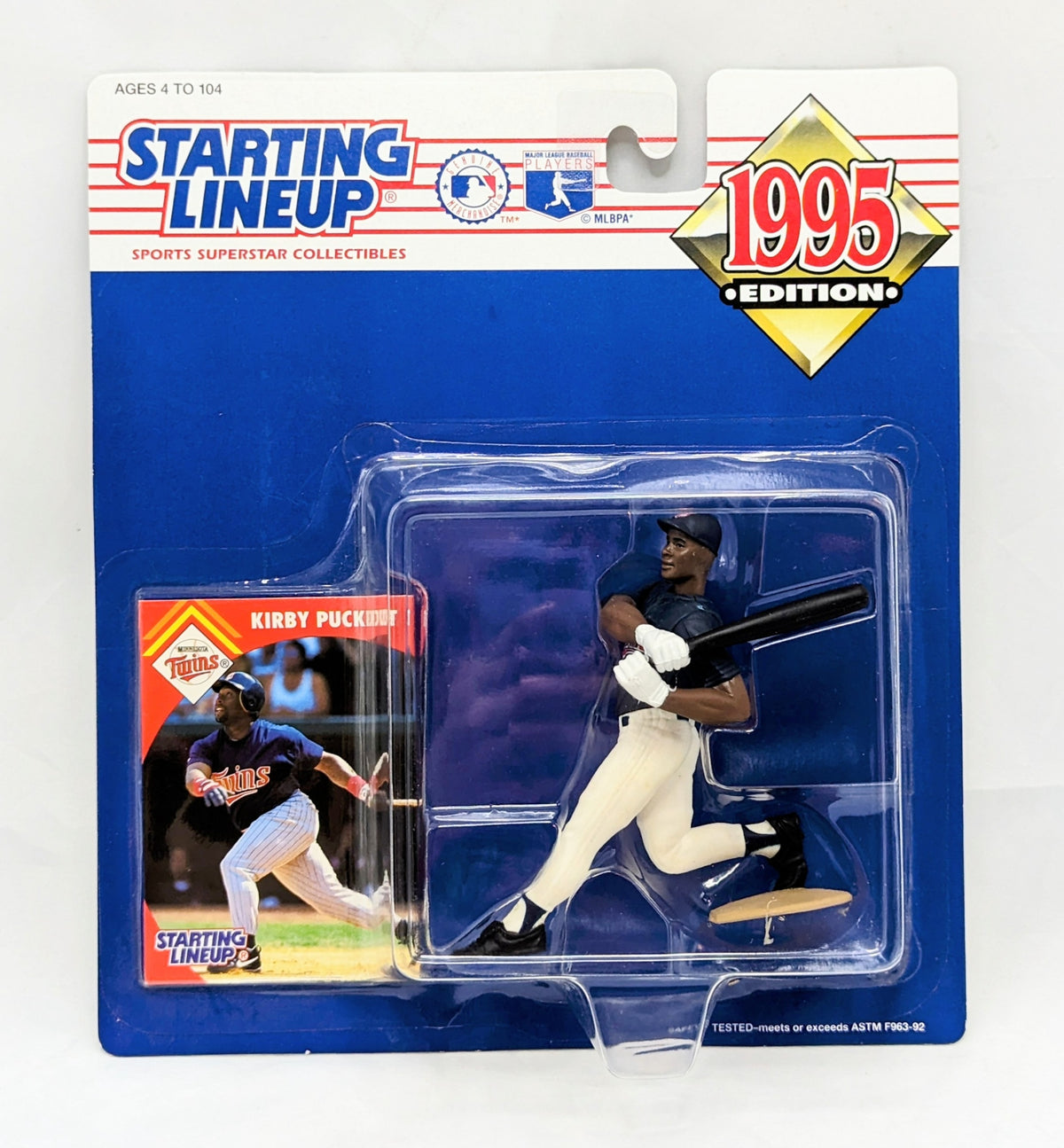 1995 Starting Lineup Kirby Puckett Minnesota Twins Baseball Figure