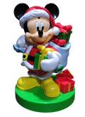 Vintage Disney Mickey Mouse Santa Candy Dispenser Limited Edition 11"