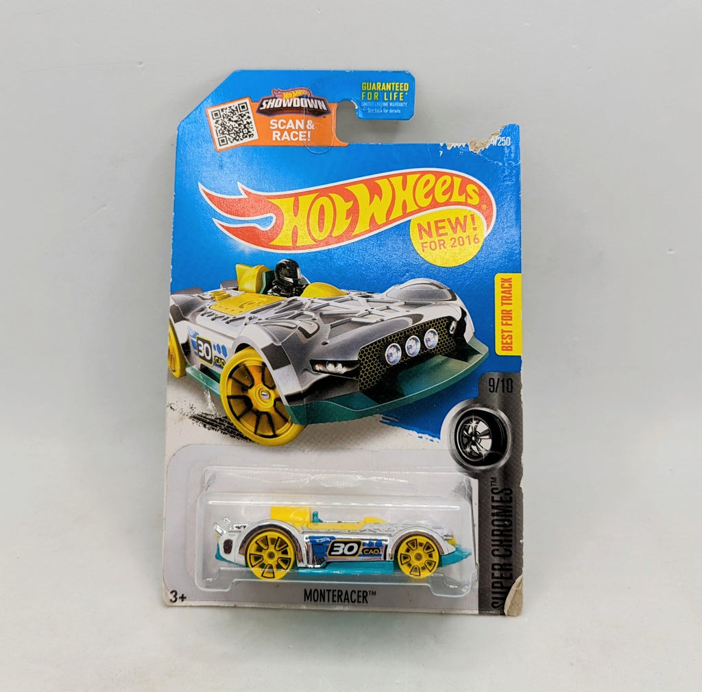 2016 Hot Wheels Snowflakes Monteracer Chrome 44/250 Super Chromes