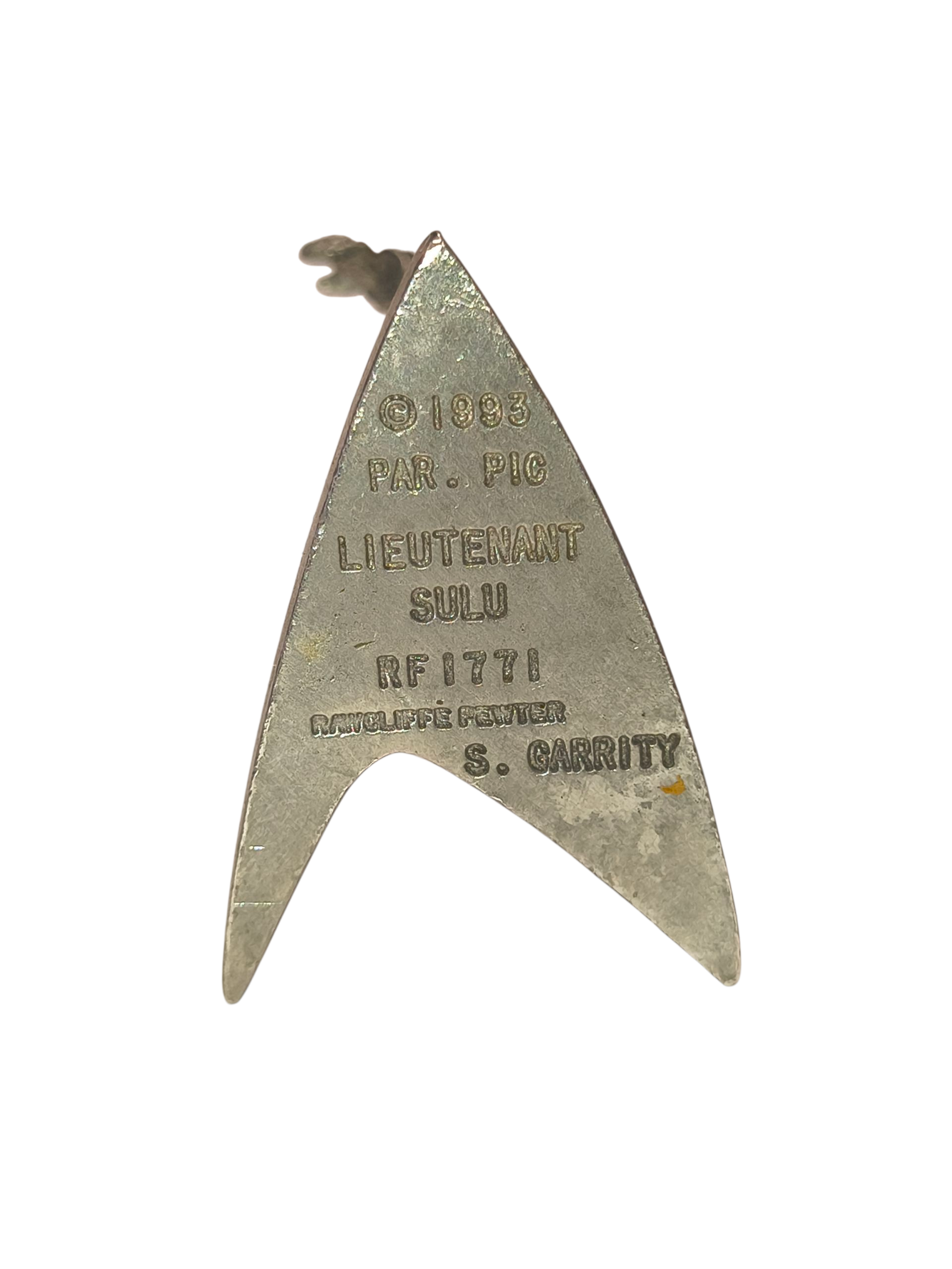 1993 Rawcliffe Fine Pewter Star Trek TOS Lieutenant Sulu RF1771 Figurine image 3