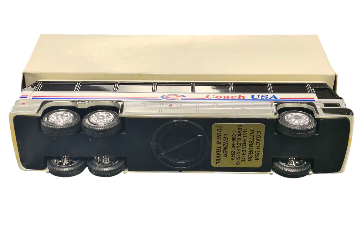 Rare EUC Coach USA Platinum Service Bus Bank Plastic 11" 1/50 Scale image 3