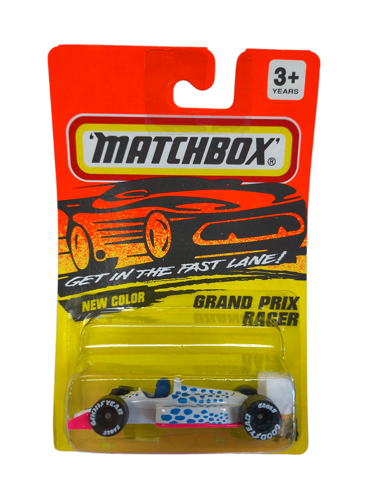 1993 Matchbox White Grand Prix Racer #74 1:64 Scale Die Cast