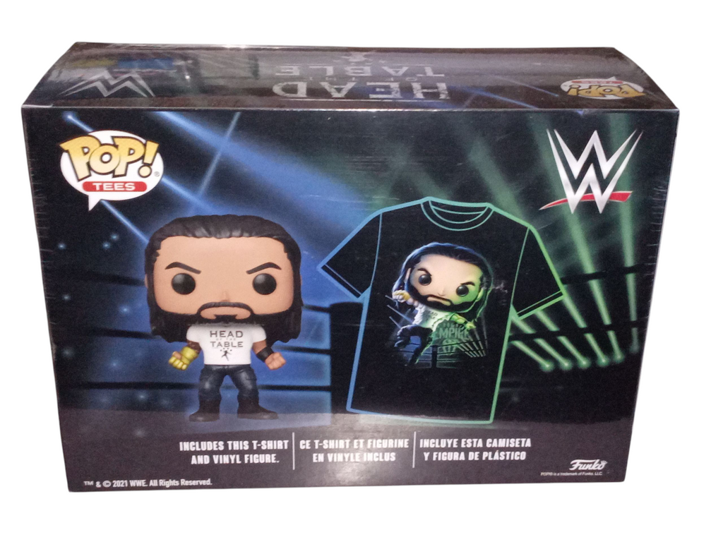 Funko Pop Tee WWE Roman Reigns Walmart Exclusive Size XL Head of the Table Shirt image 2