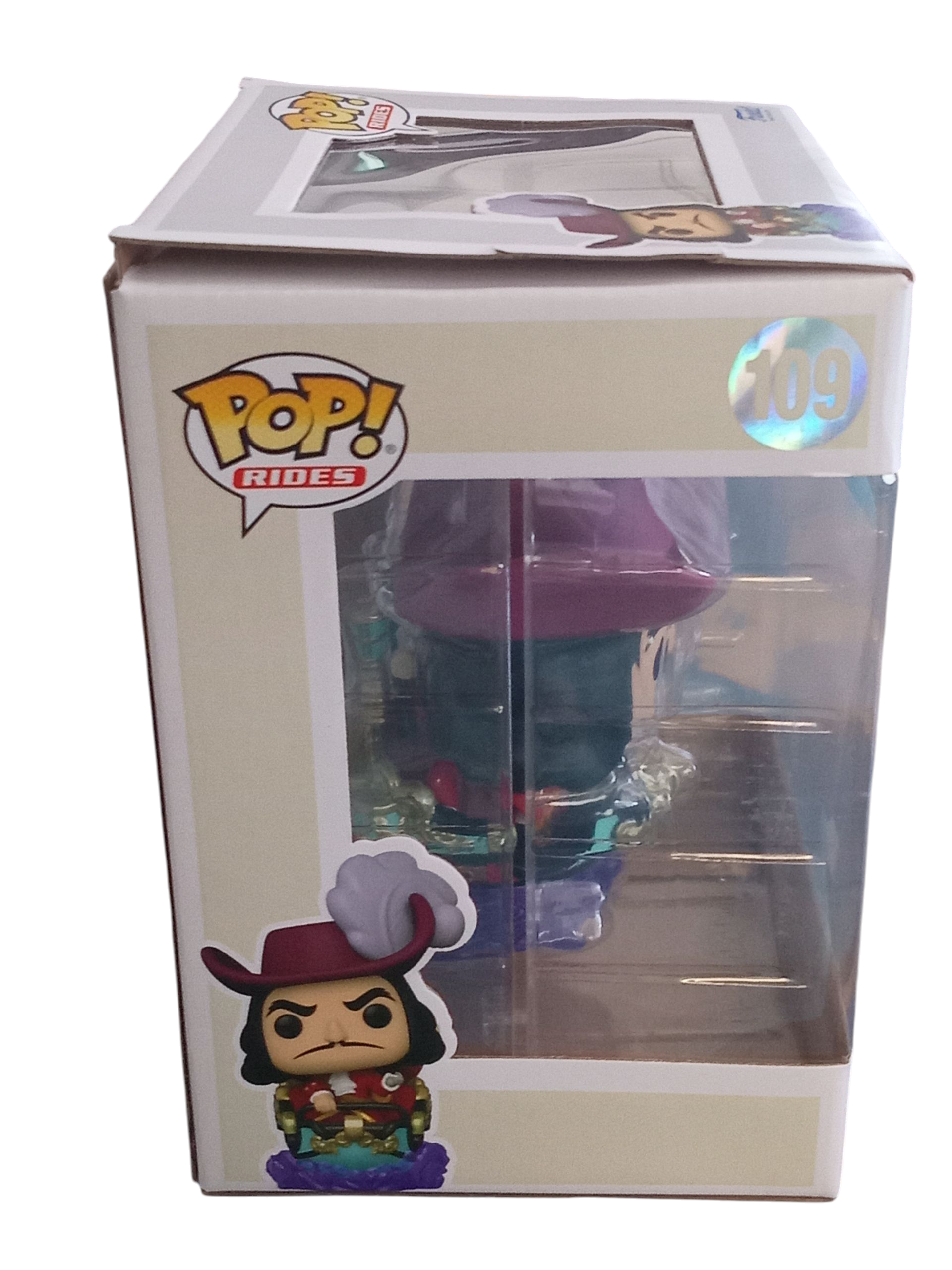 Funko Pop! Rides Walt Disney World 50th Anniversary Captain Hook #109 image 3