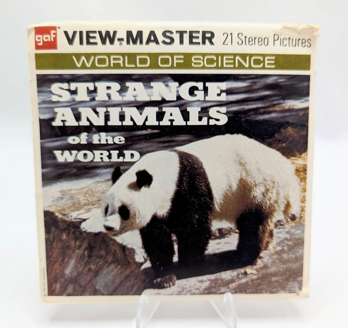 1958 View-Master Strange Animals Of The World 3 Reel Pack
