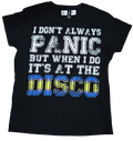 I Don't Always Panic But When I Do It's At The Disco Mens T-Shirt Size L