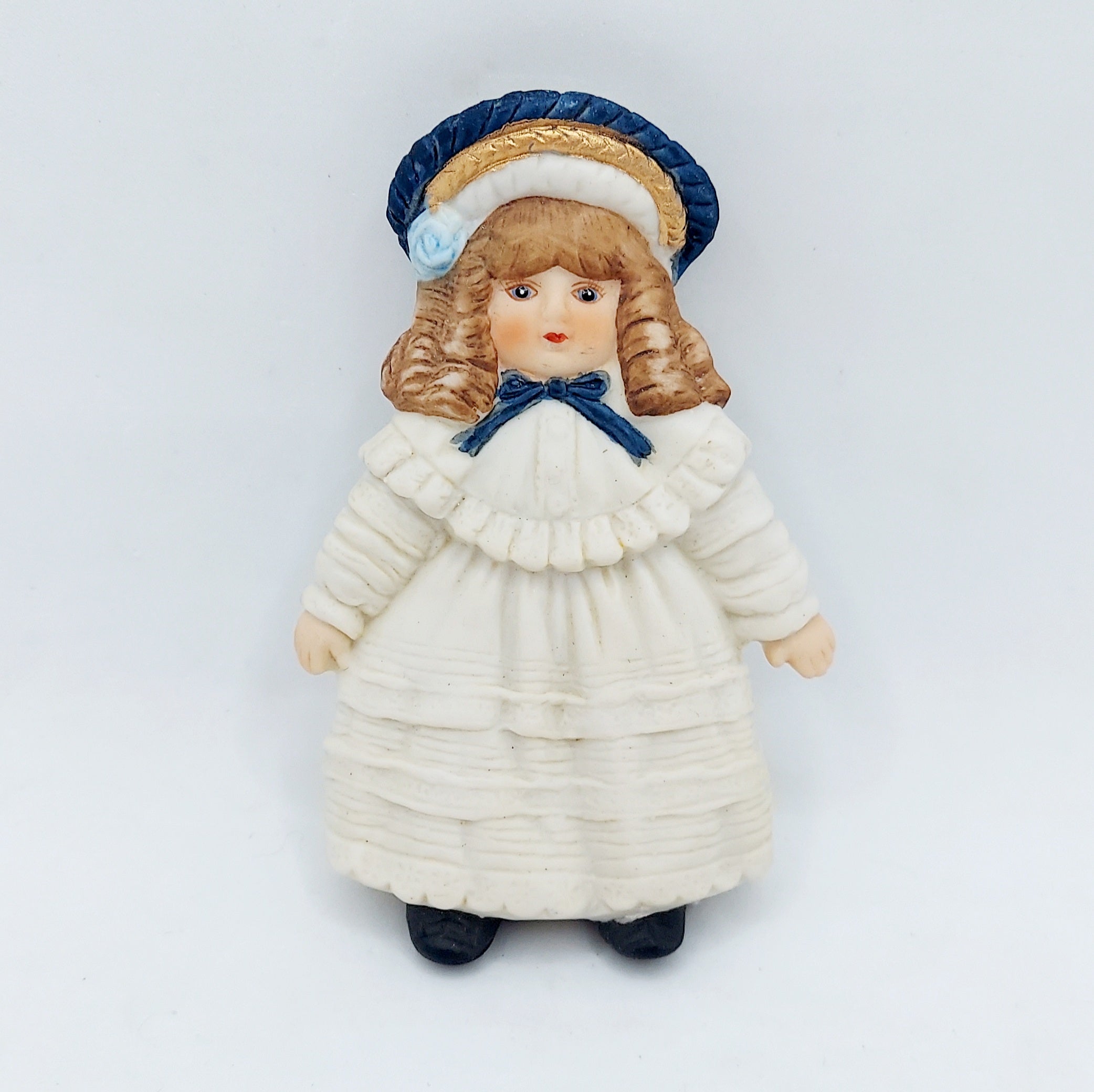 1987 Gorham Christmas Traditions Doll Ornament Jillian G2301 image 2