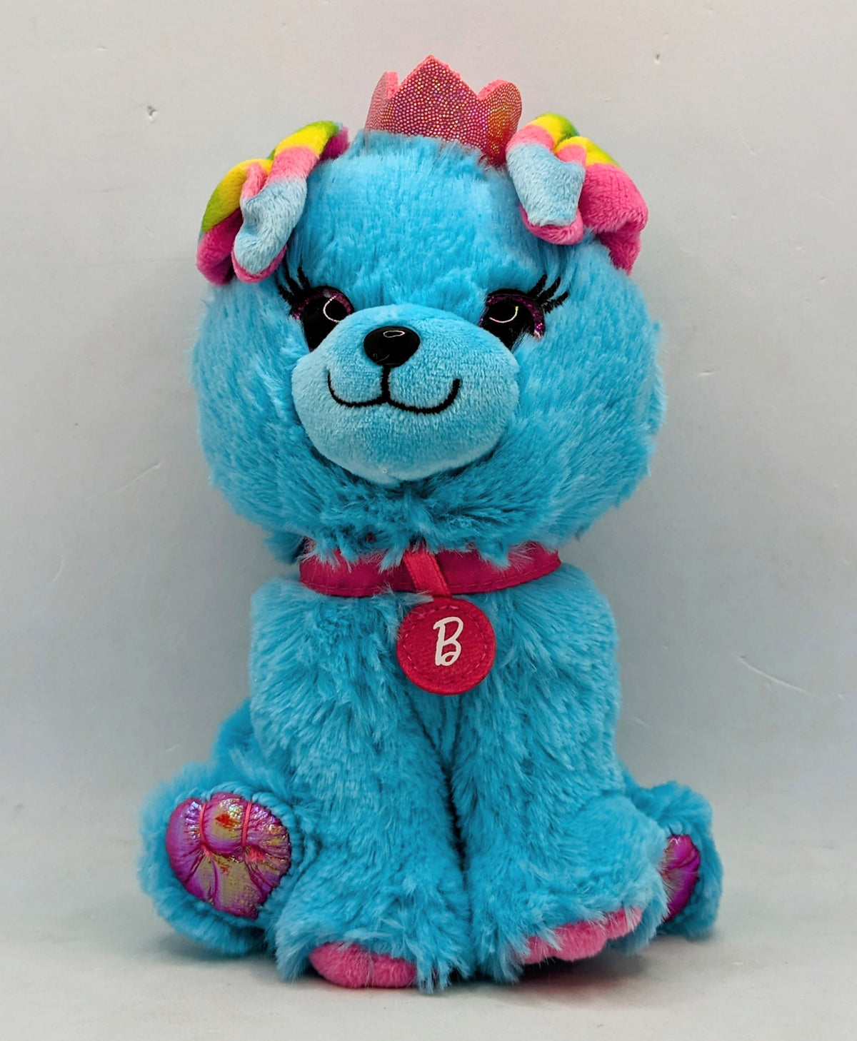 2020 Mattel Barbie Blue Princess Puppy Bean Bag Plush 8 inch