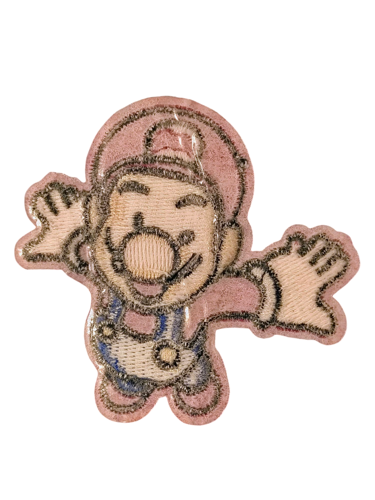 Nintendo Super Mario Galaxy - Mario Flying Embroidered Iron On 2.5" Patch image 2