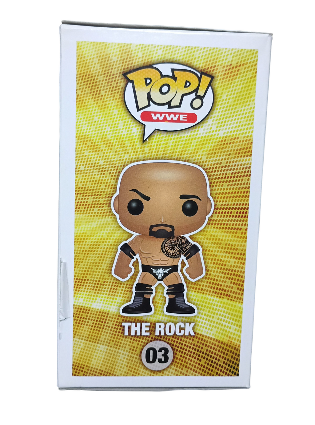 Funko Pop! WWE Wrestling The Rock #03 Dwayne The Rock Johnson Vinyl Figure image 3