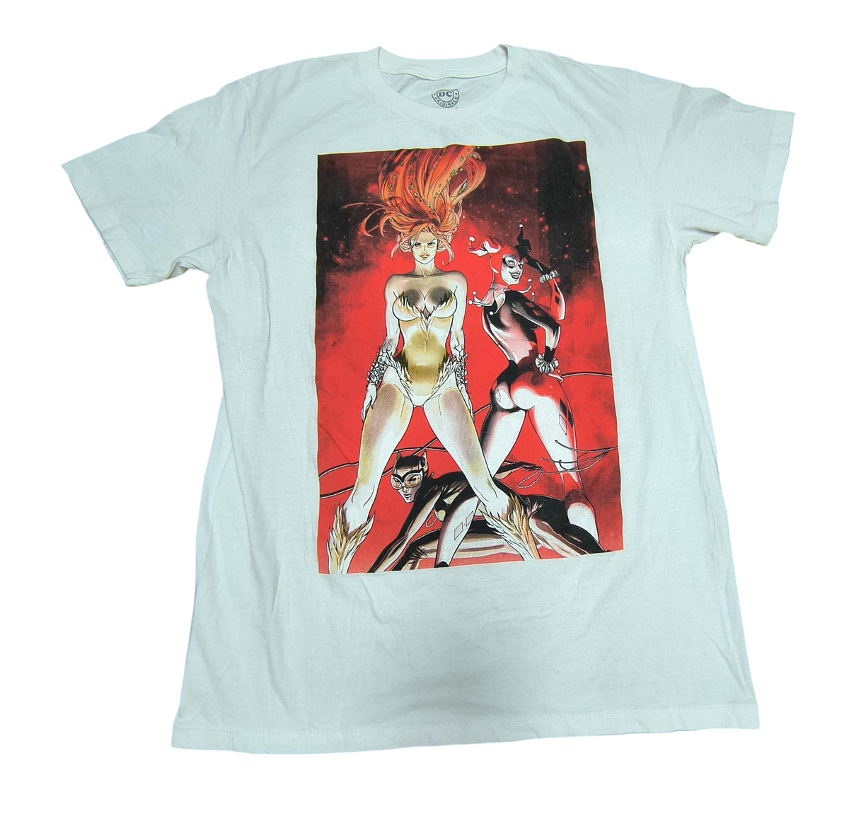 DC Comics Gotham City Sirens #1 Comic Book Cover T-Shirt Size Large