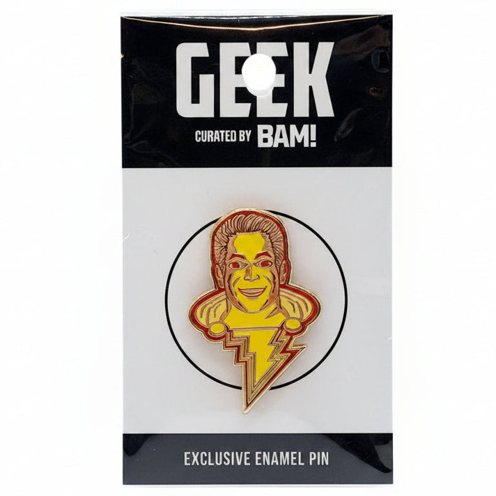 Exclusive BAM Geek Shazam! Enamel Pin