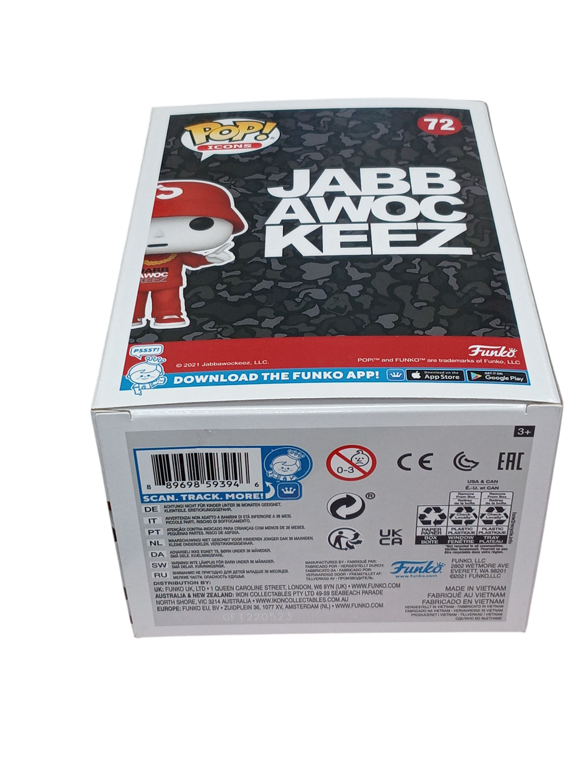 Funko Pop! Icons Jabbawockeez #72 Hip Hop Vinyl Figure image 5