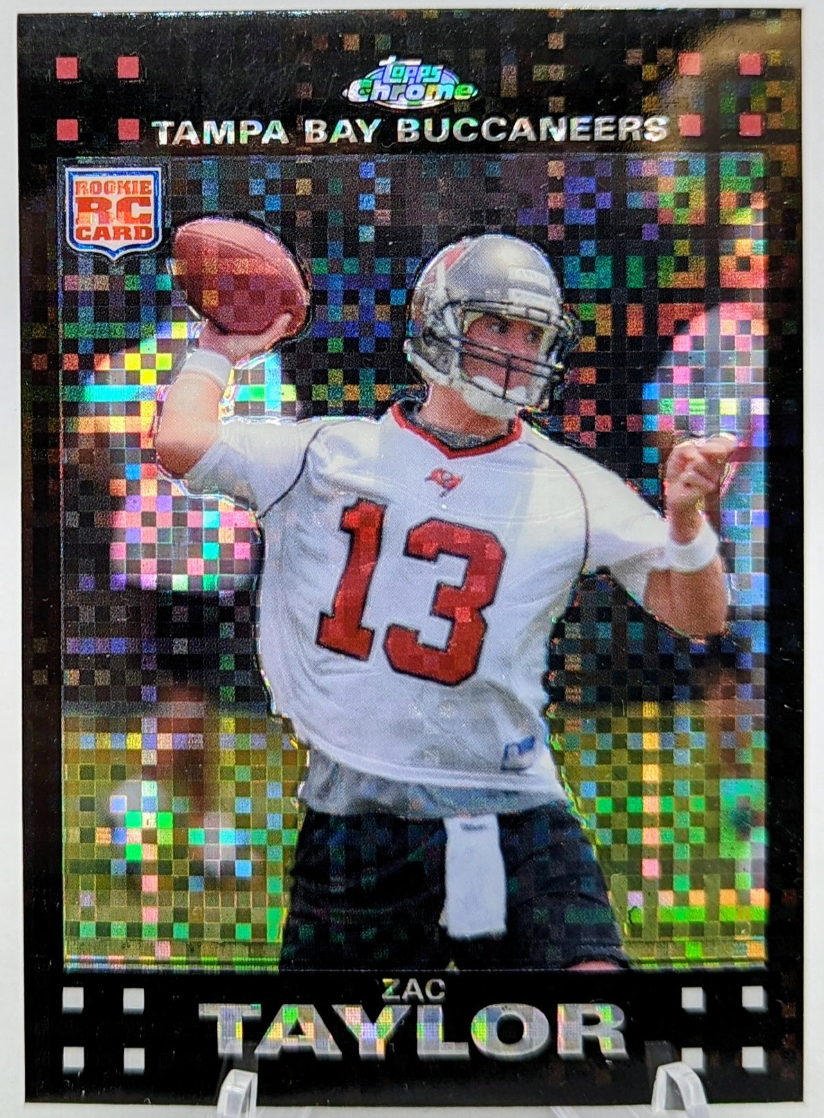 2007 Topps Chrome Xfractors Zac Taylor RC #TC179 Buccaneers