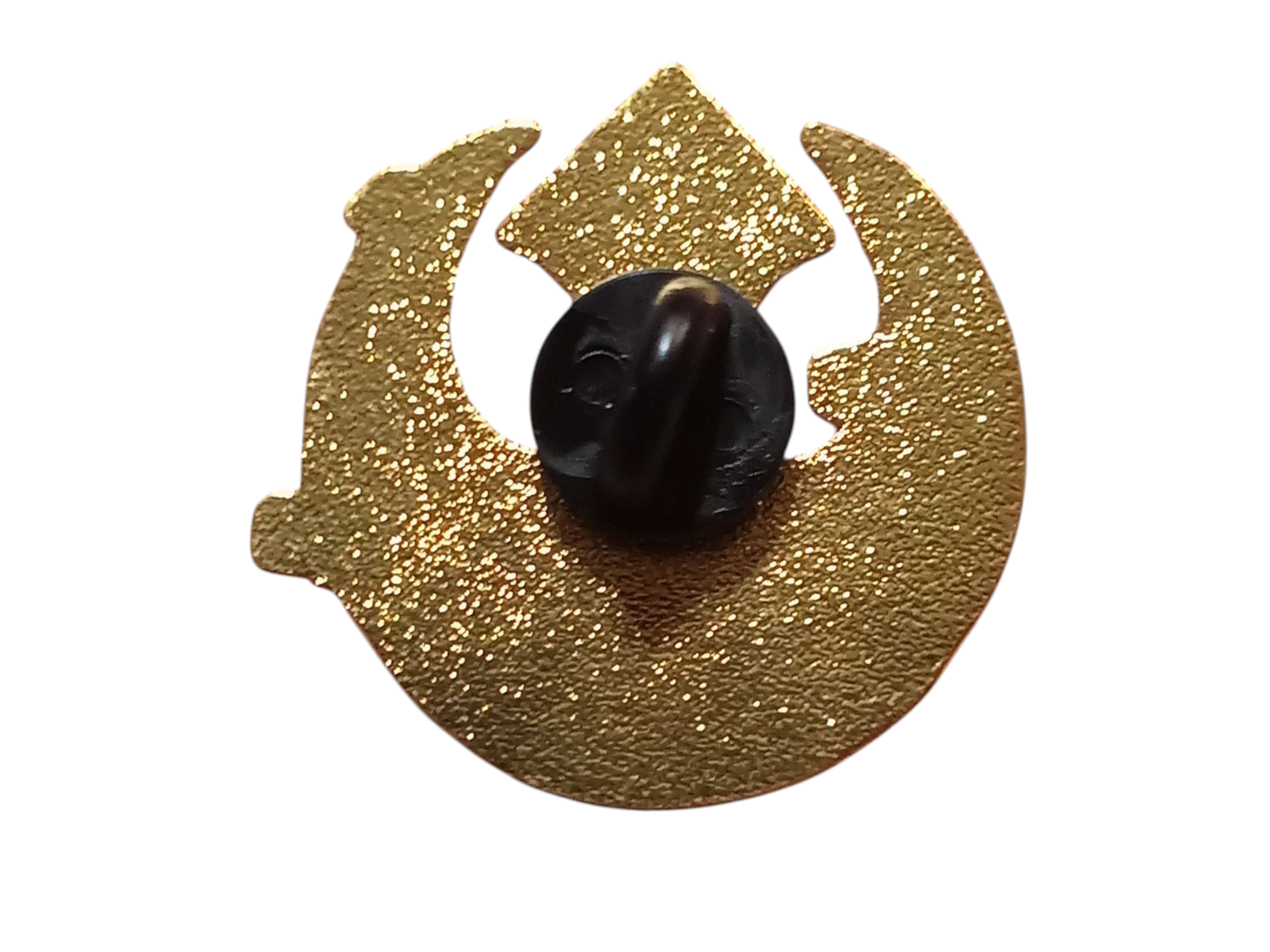 Star Wars Last Jedi Gold Tone Rebel Fleet Logo Enamel Pin image 2