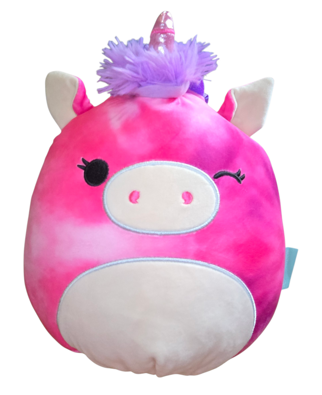 Squishmallows Lola Unicorn 2pc Travel Set with 18" Luggage and 10" Plush Backpac image 12