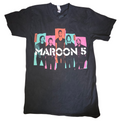2013 Maroon 5 Adam Levine North America Tour T-Shirt Black Size Small