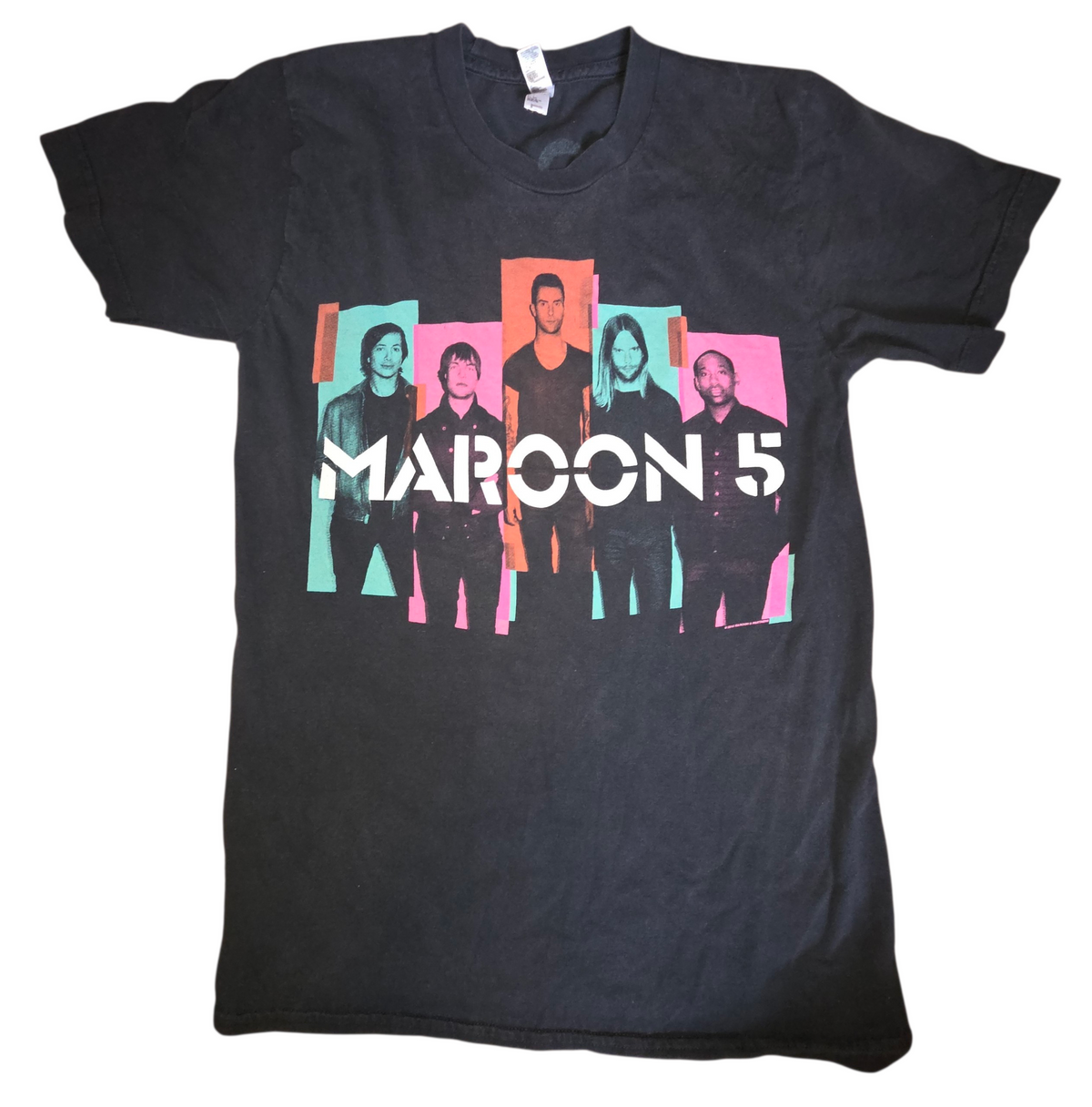 2013 Maroon 5 Adam Levine North America Tour T-Shirt Black Size Small