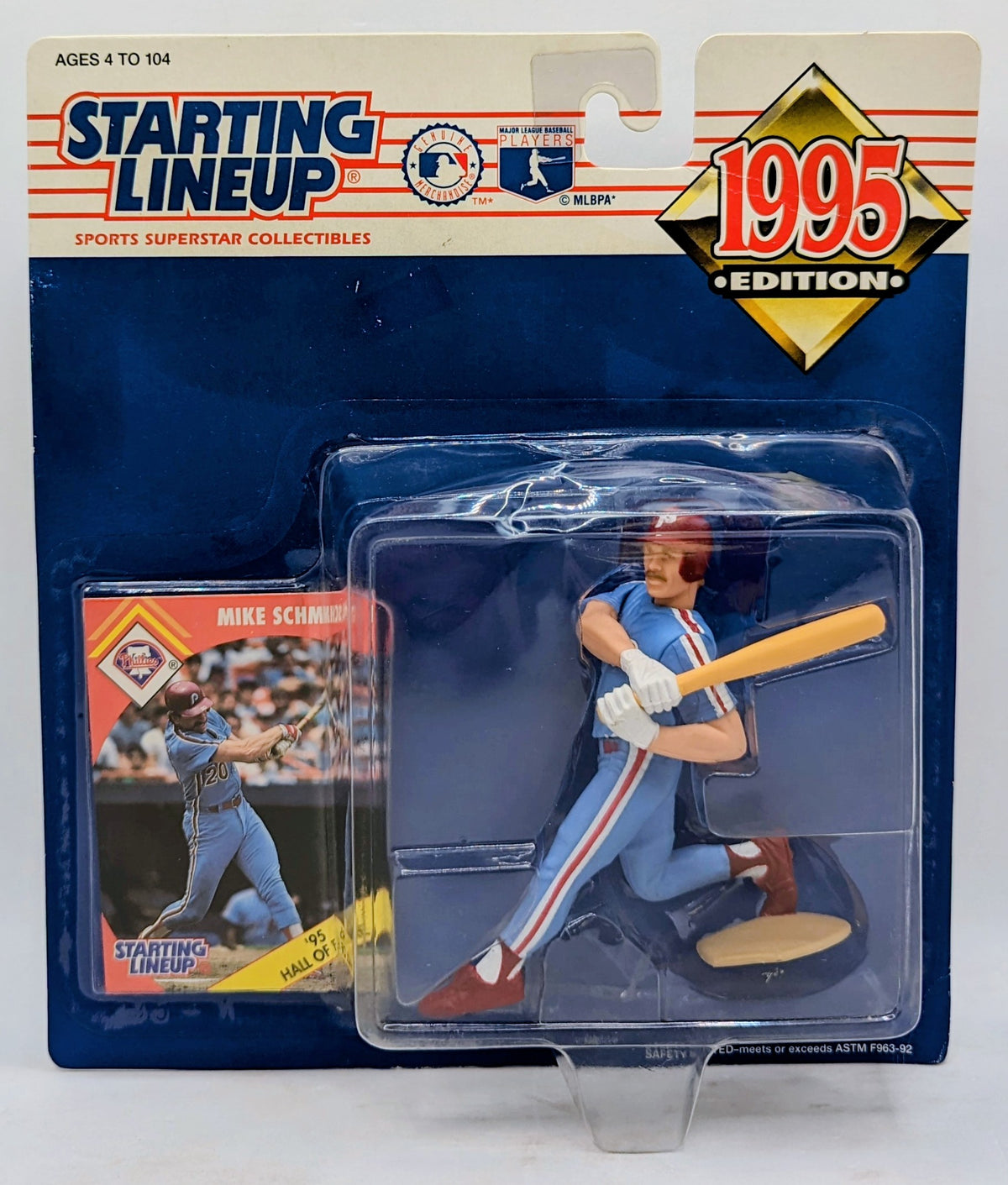 1995 Kenner Starting Lineup Mike Schmidt Philadelphia Phillies MLB Action Figure