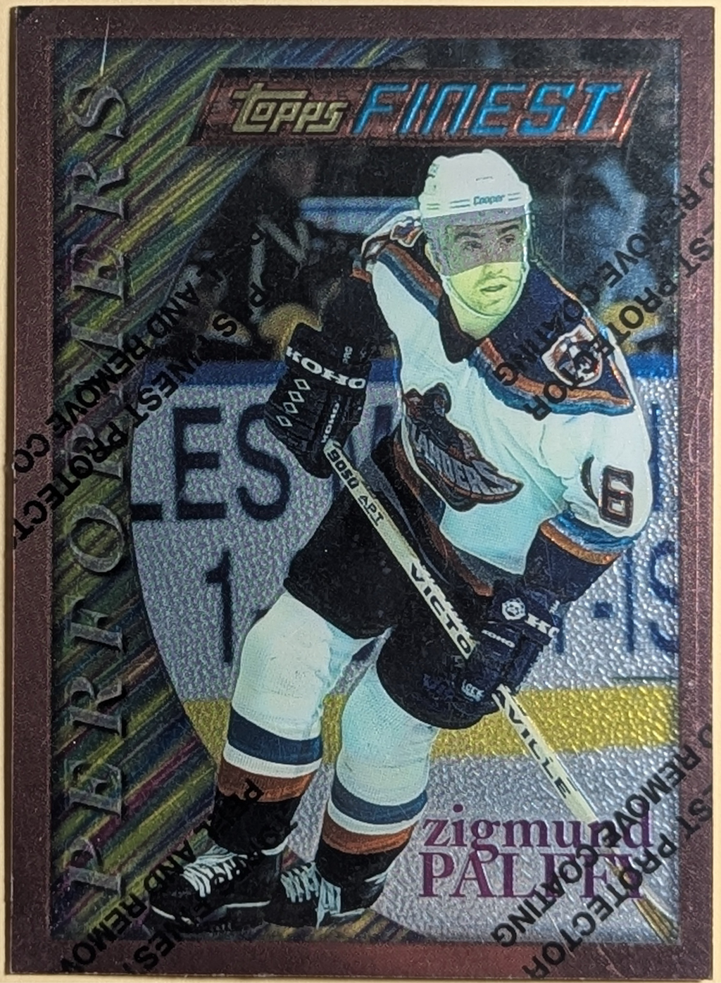 1996-97 Topps Finest Performers Bronze Zigmund Palffy #117 NY Islanders