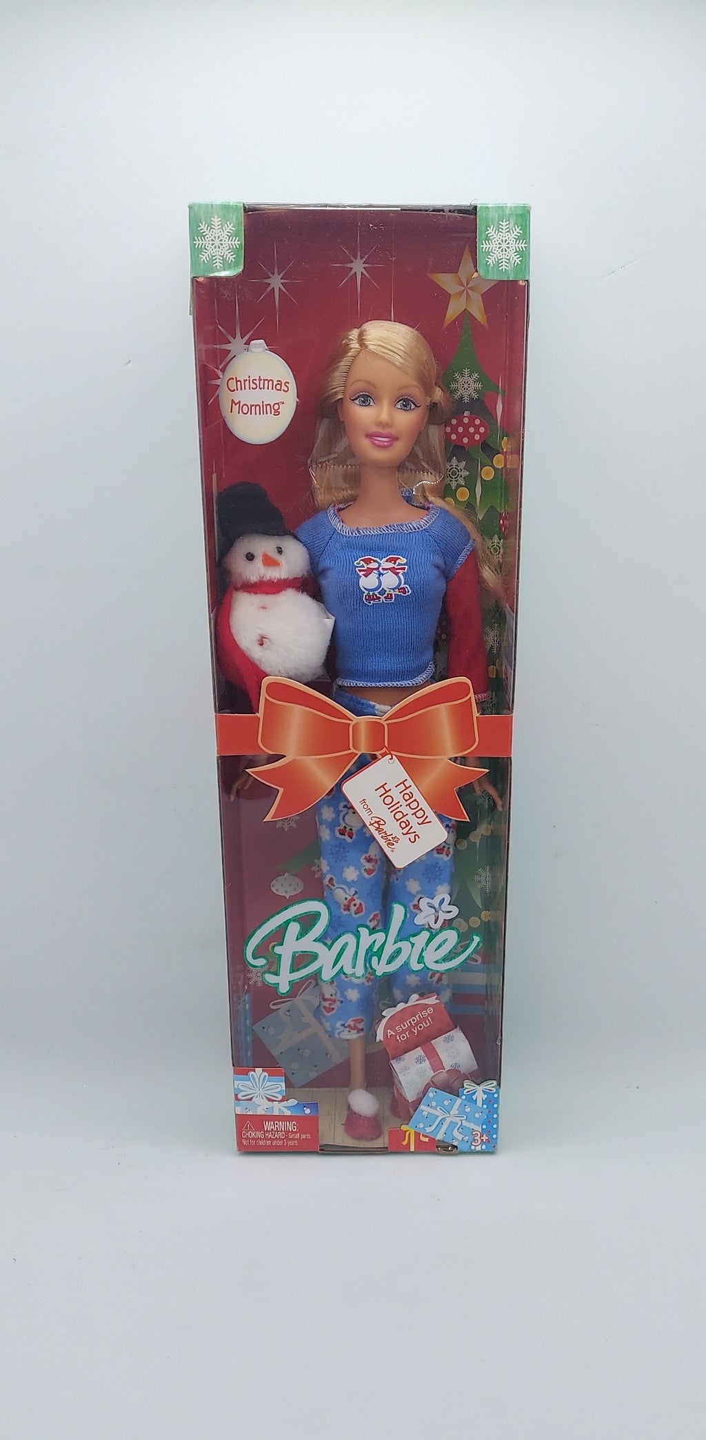 2005 Barbie Christmas Morning Happy Holidays