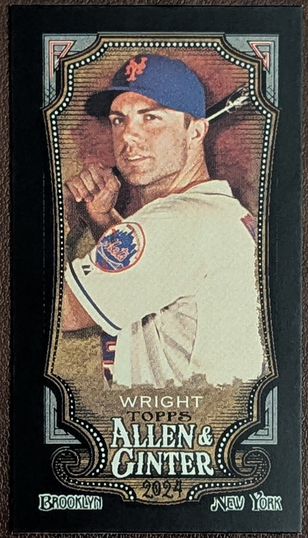 2024 Topps Allen and Ginter Mini Black Border #148 David Wright Mets